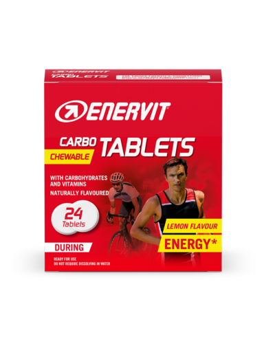 ENERVIT CARBO TABLETS ZITRONE 24 x 4 g