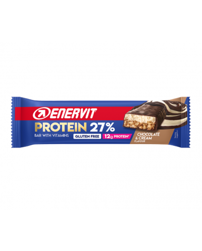ENERVIT EIWEISS RIEGEL 27% SCHOKOLATE CREME 30 x 45g