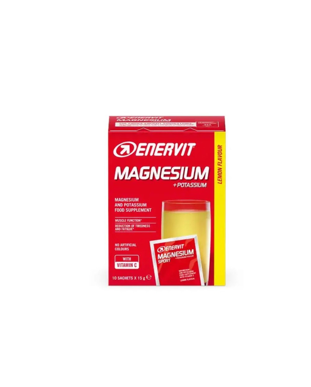 ENERVIT MAGNESIUM POTASSIUM + VITAMINS C 10 X 15g