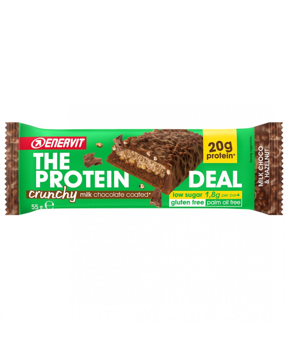 THE PROTEIN DEAL ENERVIT CHOCO HAZELNUT 25 x 55g