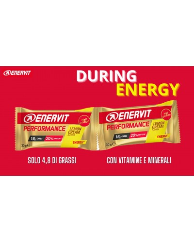 ENERVIT PERFORMANCE BARRE CREME CITRON 28 x 30g