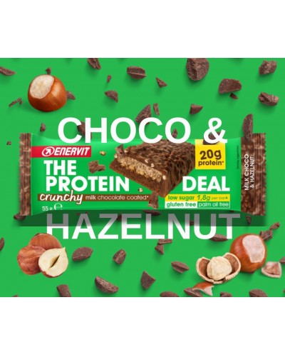 THE PROTEIN DEAL ENERVIT CHOCO HAZELNUT 25 x 55g