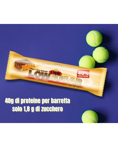 INKOSPOR X-TREME LOW SUGAR VANILLA CRUNCH 24 x 65g