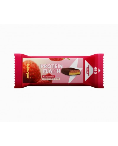 INKOSPOR PROTEIN FLASH BARRETTA FRAGOLA-VANIGLIA 30 x 65g
