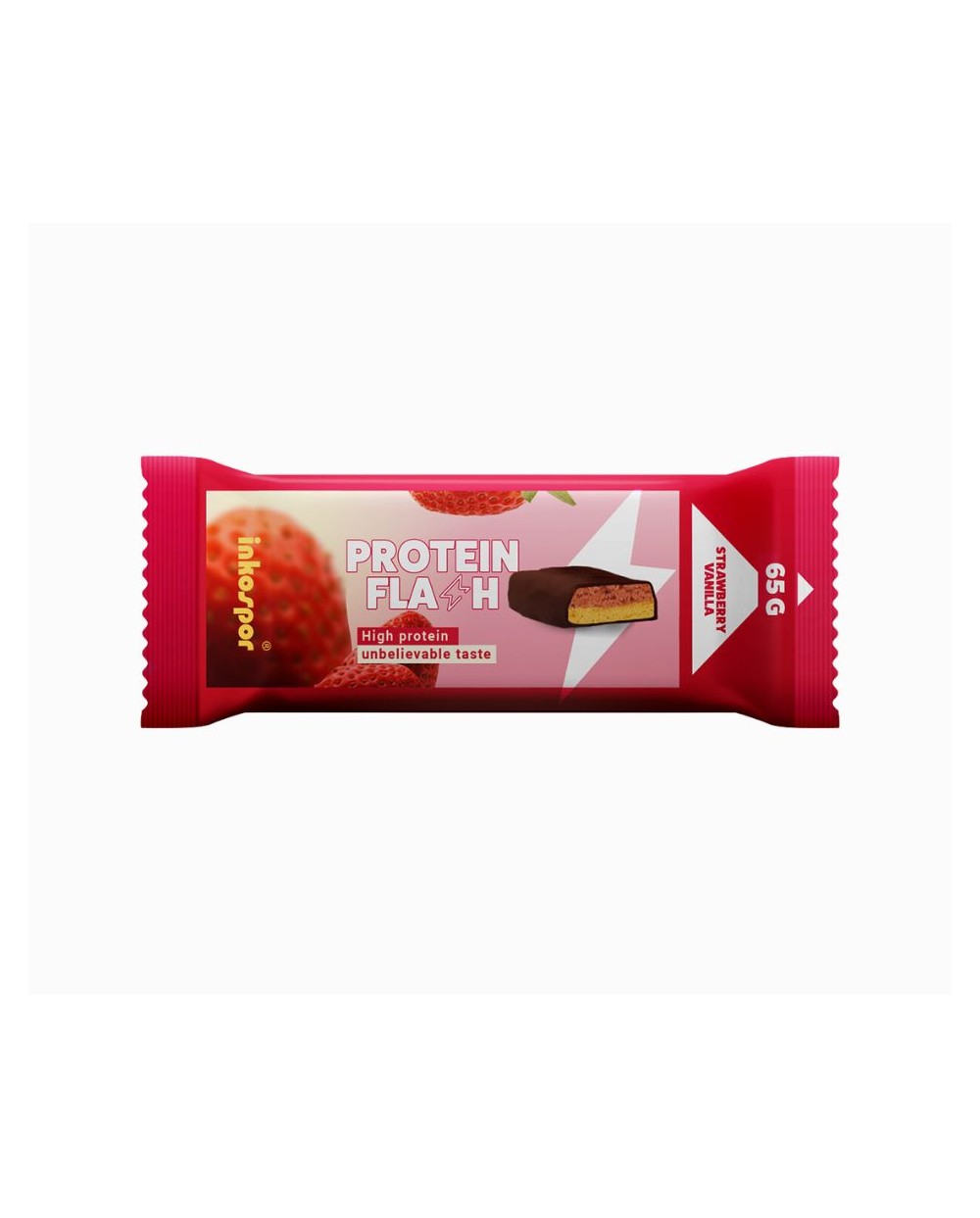 INKOSPOR PROTEIN FLASH BARRETTA FRAGOLA-VANIGLIA 30 x 65g