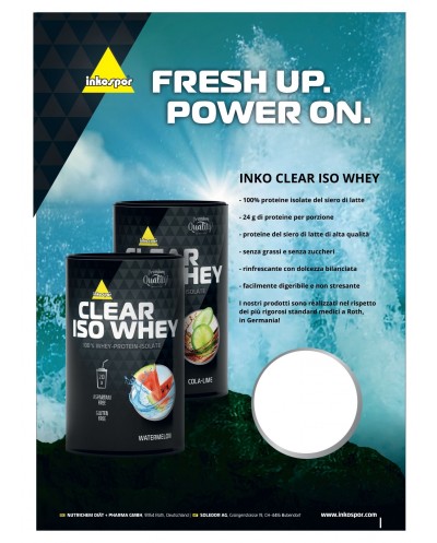 INKOSPOR CLEAR ISO WHEY MELON D'EAU 300g