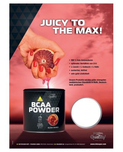 INKOSPOR BCAA POLVERE ARANCIONE SANGUE 300g