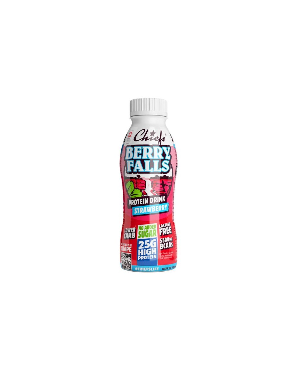 CHIEFS PROTEIN DRINK ERDBEERE 8 x 330 ml
