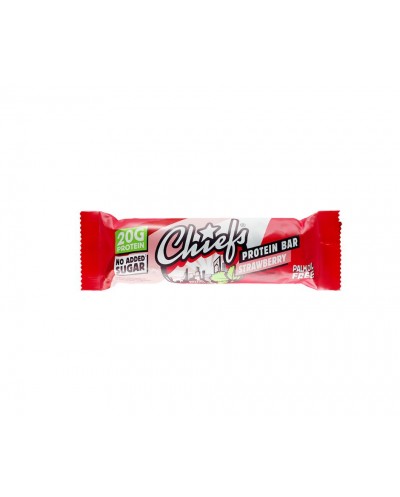 CHIEFS PROTEIN BAR STRAWBERRY 12 x 55 g