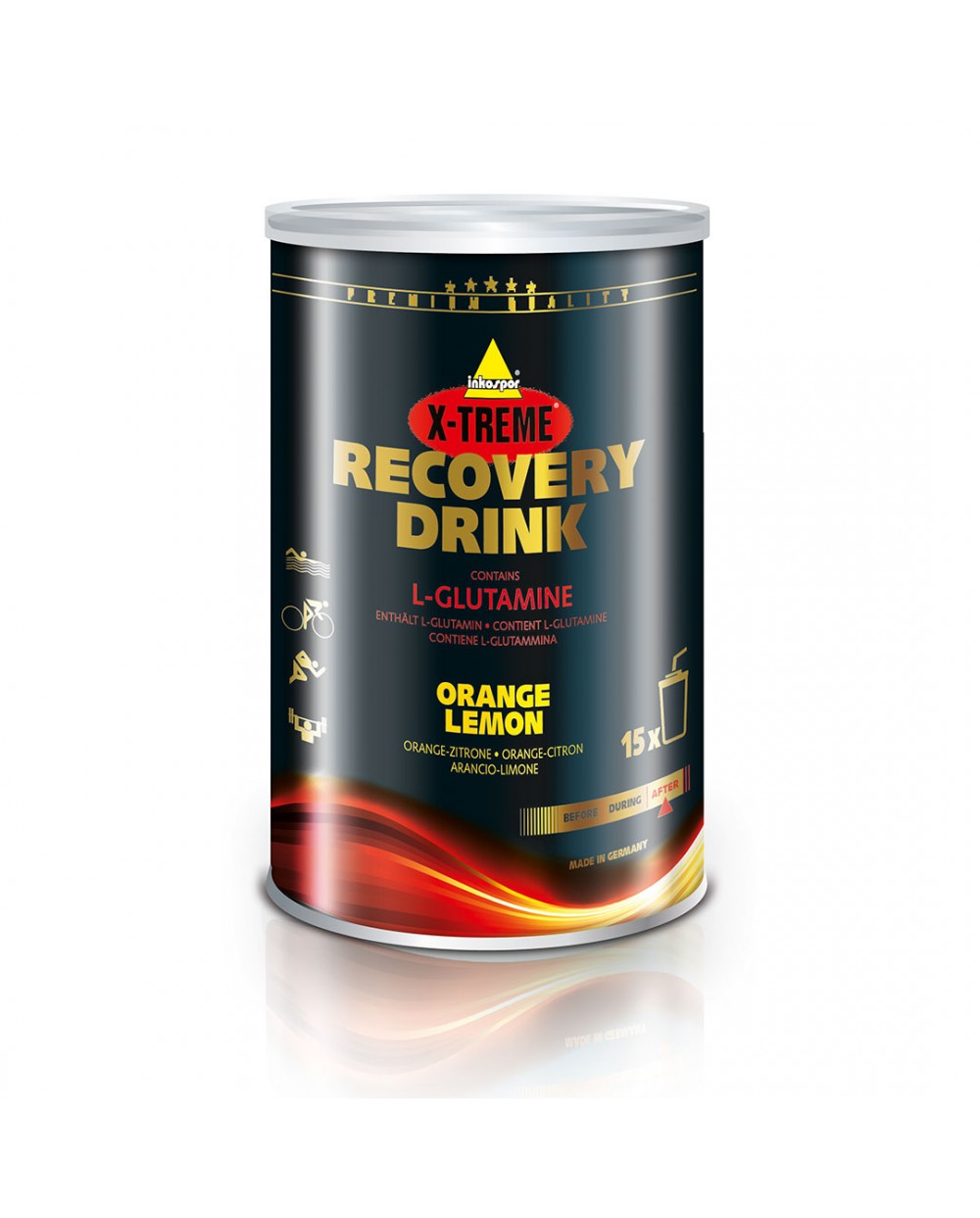 INKOSPOR X-TREME RECOVERY DRINK LEMON-ORANGE 525g