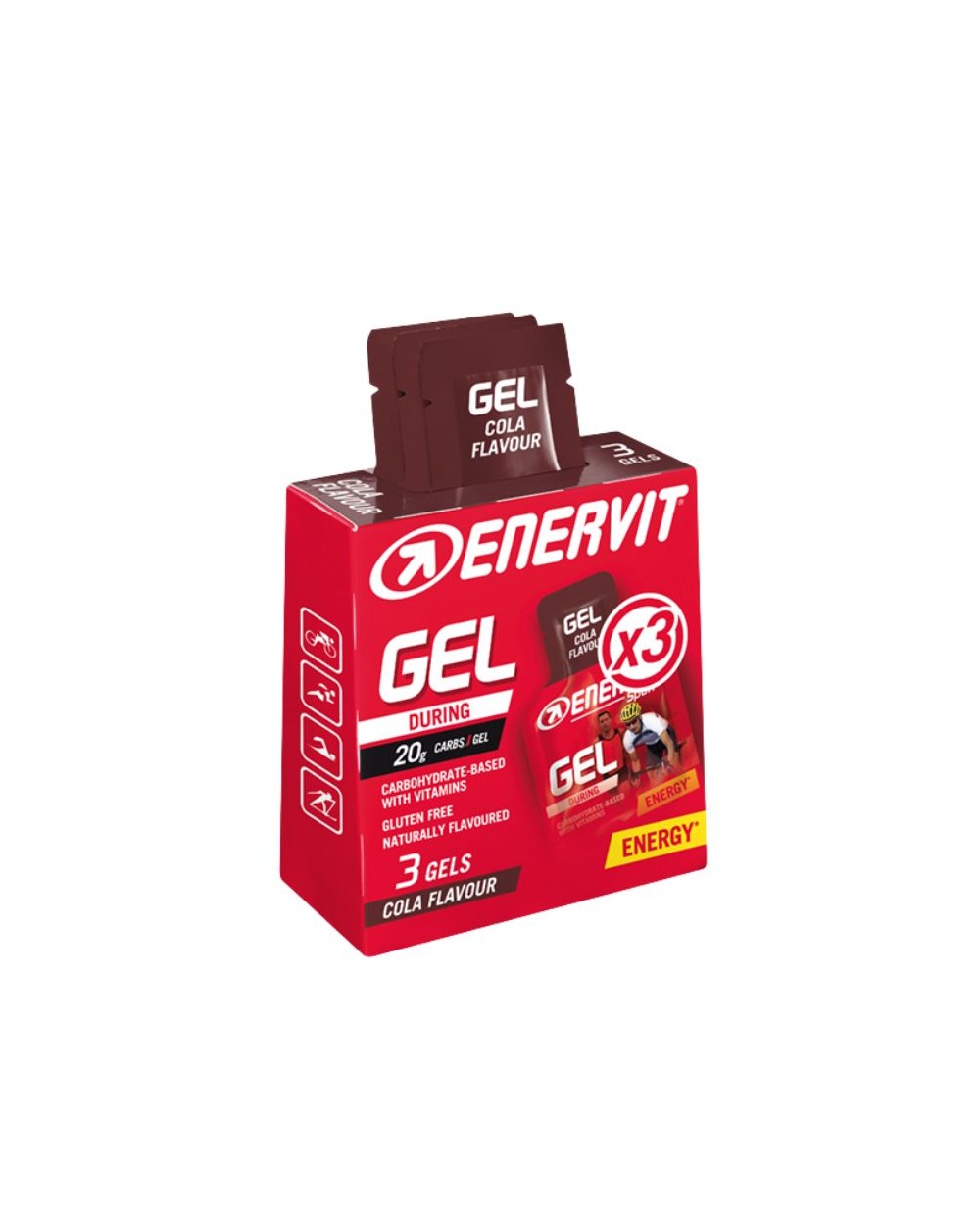 ENERVIT GEL KIT COLA  8 x (3 x 25 ml)
