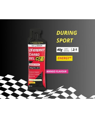 ENERVIT CARBO GEL C2:1 MANGO 24 x 60ml