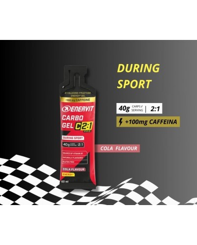 ENERVIT CARBO GEL C2:1 COLA COFFEINA 24 x 60ml
