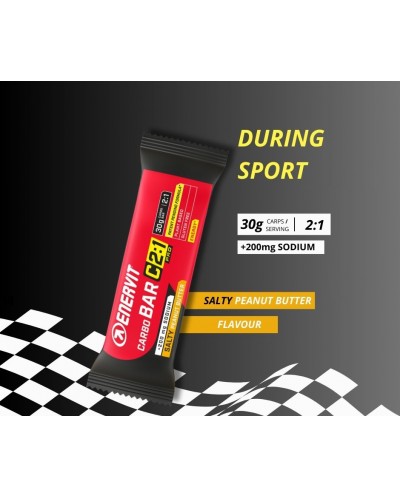 ENERVIT CARBO BAR C2:1 SALTY PEANUT 30 x 45g