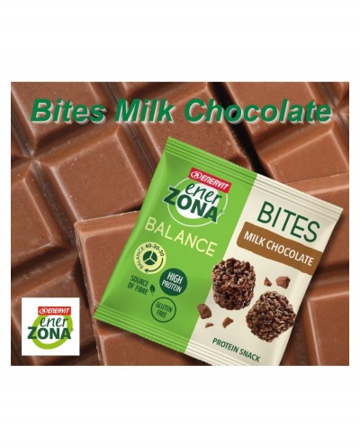 ENERZONA BITES BALANCE MILK CHOCCOLATE 6 BOX 5 x 24g