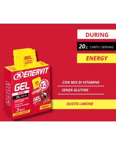 ENERVIT GEL KIT LIMONE  8 x (3 x 25 ml)