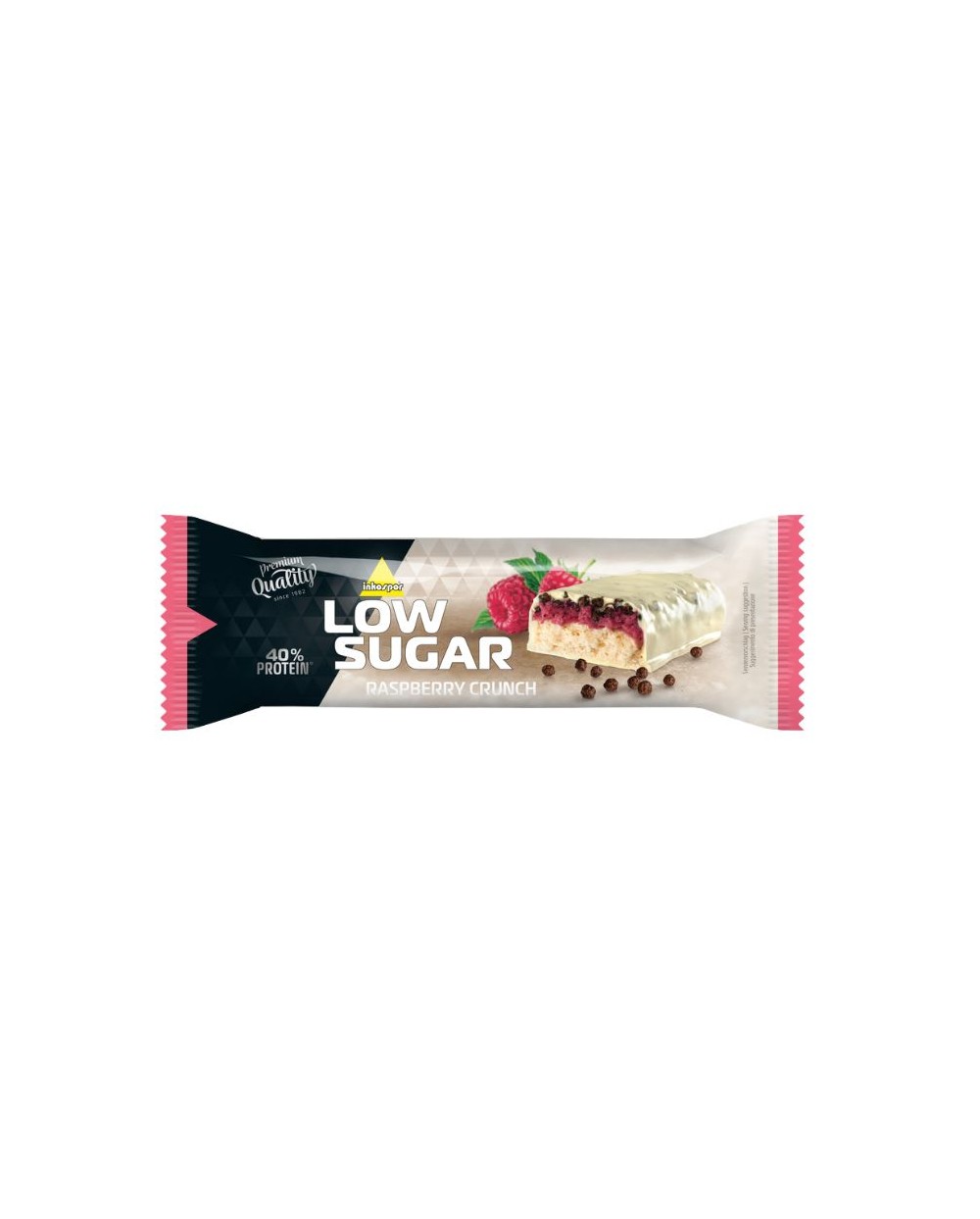 INKOSPOR X-TREME LOW SUGAR LAMPONE CRUNCH 24 x 65g