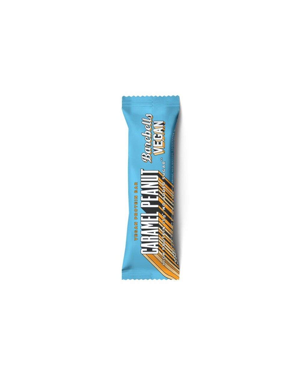 BAREBELLS BARRE PROTÉINÉE SOFT VÉGÉTALIENNE CARAMEL-CACAHUÈTES 12 x 55 g
