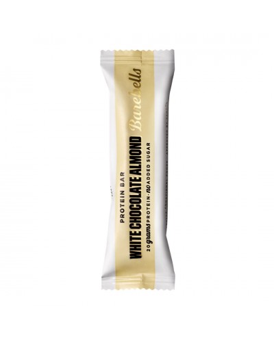 BAREBELLS WHITE CHOCOLATE AND ALMOND PROTEIN BARS 12 x 55 g