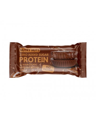 NUTRY NUTS Beurre de protéines – Double chocolat et noisettes 12 x 42 g