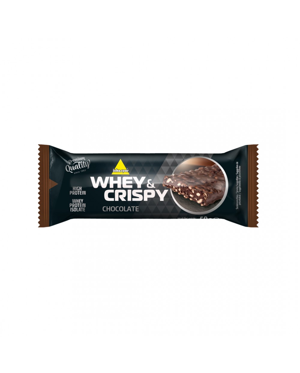 INKOSPOR WHEY & CRISPY BARRETTA CIOCCOLATO 25 x 50 g