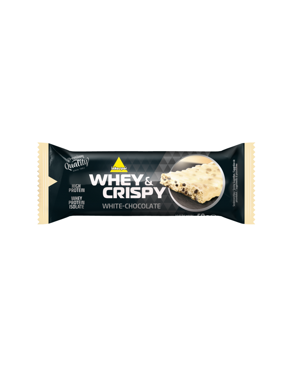 INKOSPOR WHEY CRISPY BARRETTA CIOCCOLATO BIANCO 25 x 50 g