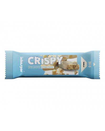 INKOSPOR CRISPY BARRETTA CIOCCOLATO BIANCO VANIGLIA 24 x 35g