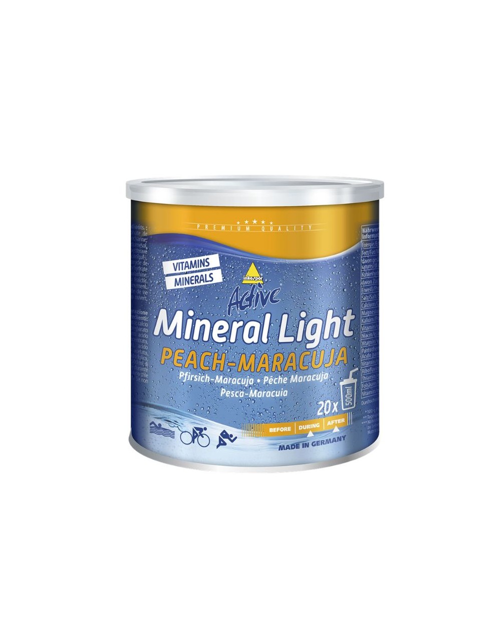 INKOSPOR ACTIVE MINERAL LIGHT PEACH PASSION FRUIT  330 g